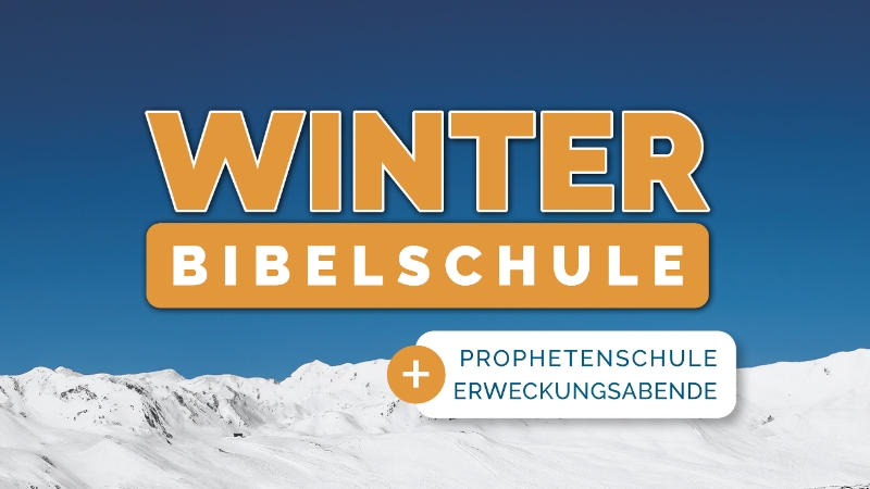 <b>Winterbibelschule</b><br> mit Marcello & Daniela Corciulo, Thierry Kopp, Adam F. Thompson & Pierrot Fey <b>01.-06.01.2026</b>