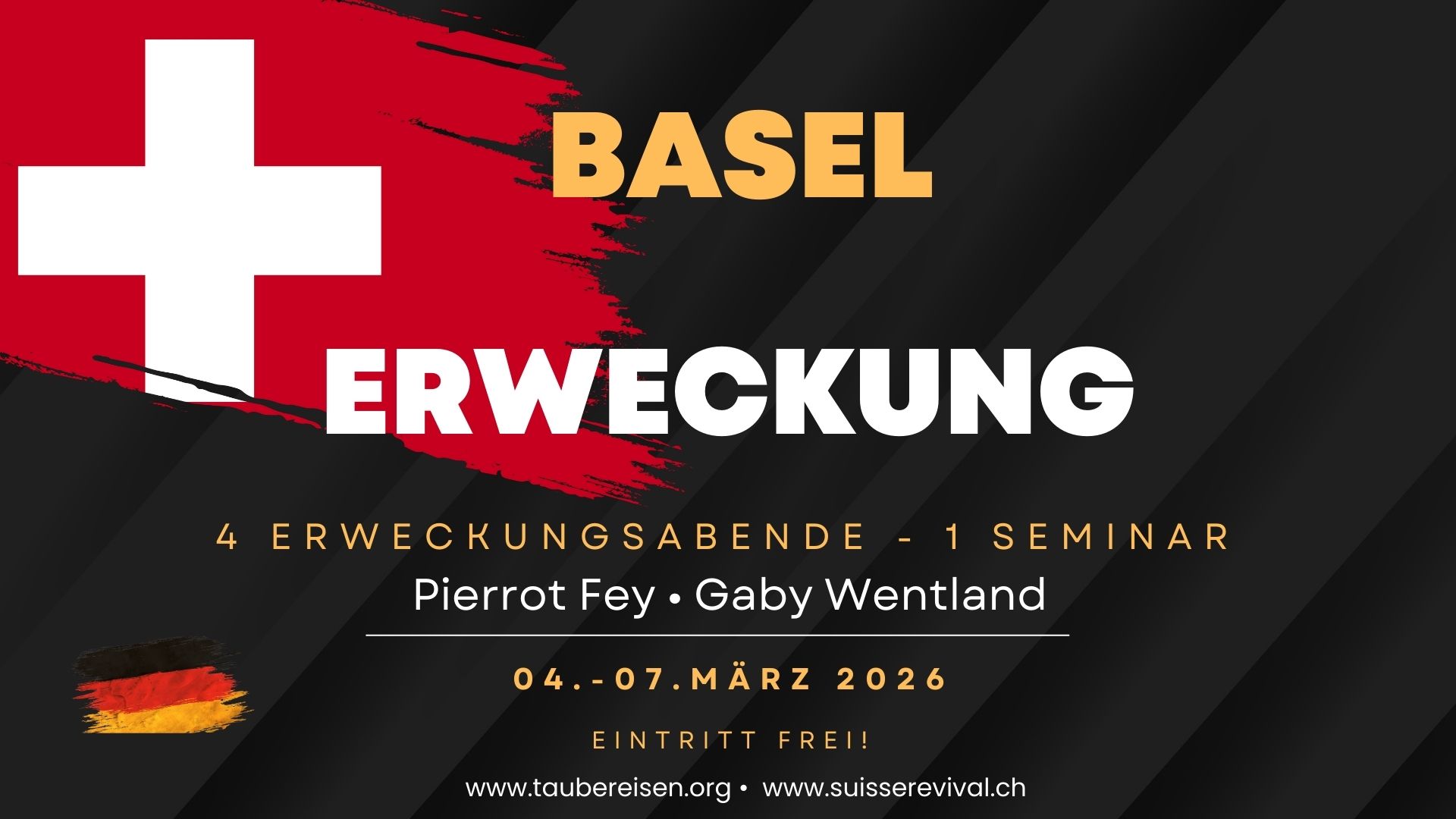 <b>Pierrot Fey & Gaby Wentland</b><br>in Basel, 04.-07. März 2026