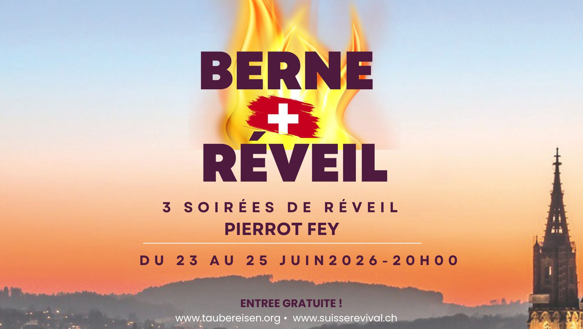 Pierrot Fey in Bern 23.-25. Juni 2026 - 20h00 français/ Allemand