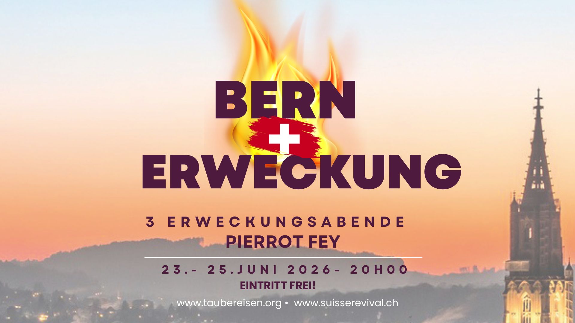 Pierrot Fey in Bern 23.-25. Juni 2026 - 20h00 français/ Allemand
