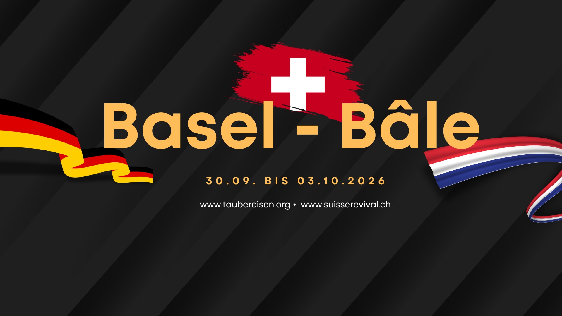 <b>Basel Gebetskonferenz</b> mit Pierrot Fey & Susanne Wespi I 30.09. - 03.10.2026 Deutsch/Französisch
