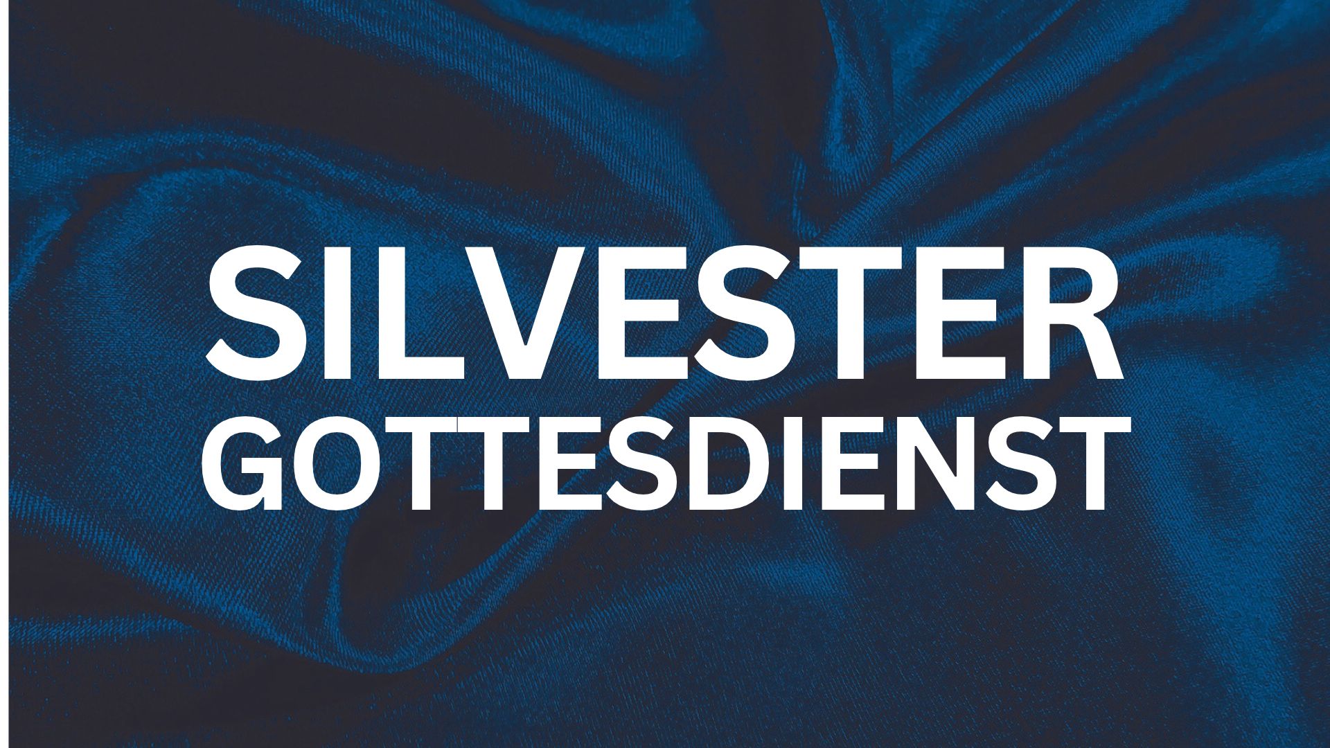 <b>Silvestergottesdienst</b><br> mit Pierrot Fey um 22:30 Uhr